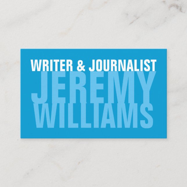 Tarjeta De Visita Estilo monótono intrépido extremo (Anverso)