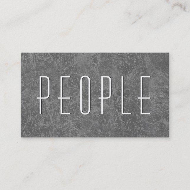 Tarjeta De Visita Estilo simple V57 del CONSULTOR de los RECURSOS (Anverso)