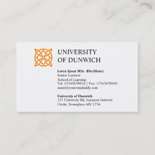 Tarjeta De Visita Estilo universitario v2