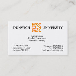 Tarjeta De Visita Estilo universitario v3