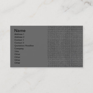 TARJETA DE VISITA ESTILUMINACIÓN GRIS GRIS GRABADO EN RELIEVE NEGOC