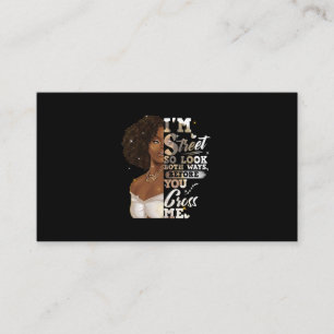 Tarjeta De Visita Estoy en la calle, así que mira ambas formas, ante