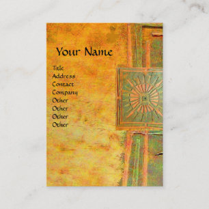 TARJETA DE VISITA ESTRELLA 2 DE LA MAÑANA, MONOGRAMA