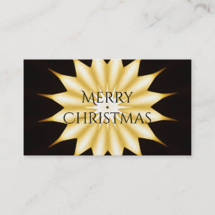 Tarjeta De Visita Estrella amarilla brillante de diseño de Kaleidosc