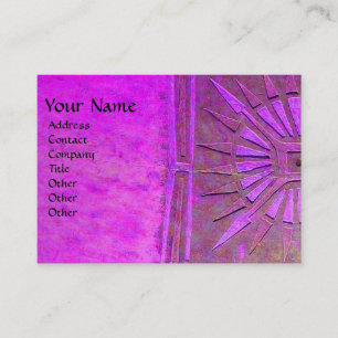 TARJETA DE VISITA ESTRELLA DE LA MAÑANA, MONOGRAMA