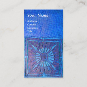 TARJETA DE VISITA ESTRELLA DE LA MAÑANA, MONOGRAMA