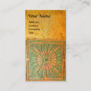 TARJETA DE VISITA ESTRELLA DE LA MAÑANA, MONOGRAMA