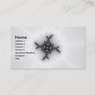 Tarjeta De Visita Estrella de Neutron - Arte fractal