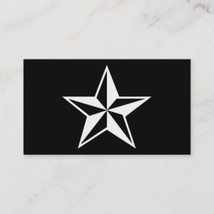Tarjeta De Visita estrella náutica