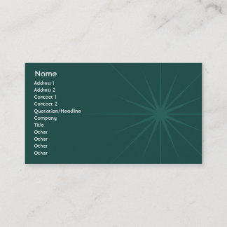 Tarjeta De Visita Estrella - Negocios