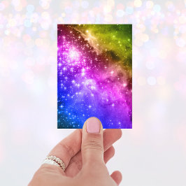 Tarjeta De Visita Estrellas arcoiris