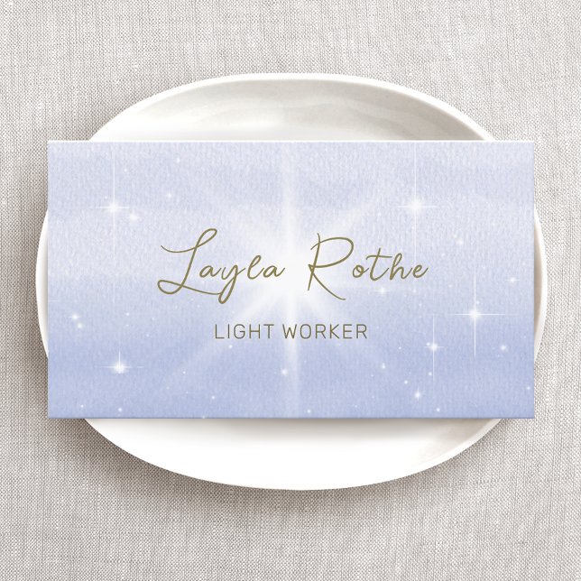 Tarjeta De Visita Estrellas celestes - Trabajador ligero (Subido por el creador)