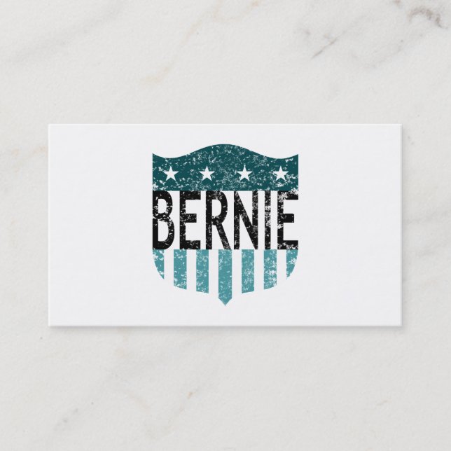 Tarjeta De Visita Estrellas de BERNIE (Anverso)