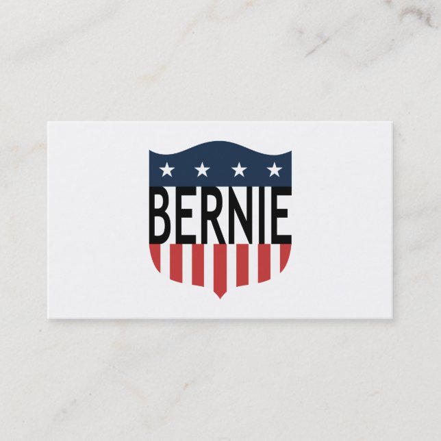 Tarjeta De Visita Estrellas de BERNIE (Anverso)