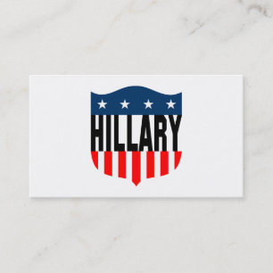 Tarjeta De Visita estrellas de hillary clinton y rayas