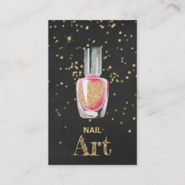 Tarjeta De Visita Estrellas de la botella del polaco del arte del