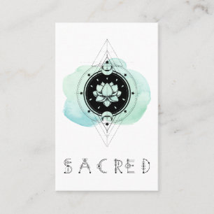 Tarjeta De Visita *~* Estrellas De La Luna Símbolo Lotus sagrado de