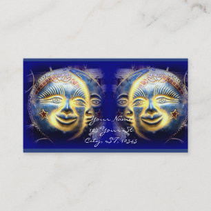 Tarjeta De Visita Estrellas de luna de sol Thunder_Cove