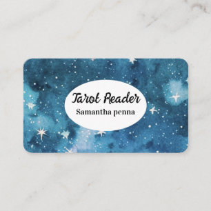 Tarjeta De Visita Estrellas de yoga Tarot masaje espacio profundo Ta