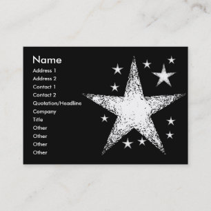Tarjeta De Visita Estrellas el  