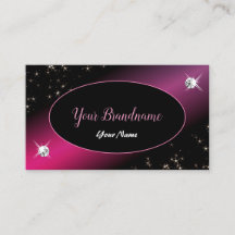 Estrellas elegantes de Purpurina rosa negro con di