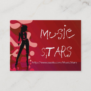 Tarjeta De Visita Estrellas musicales