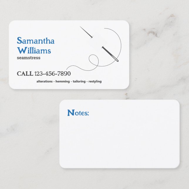 Tarjeta De Visita Estresante de marea mínima (Anverso / Reverso)