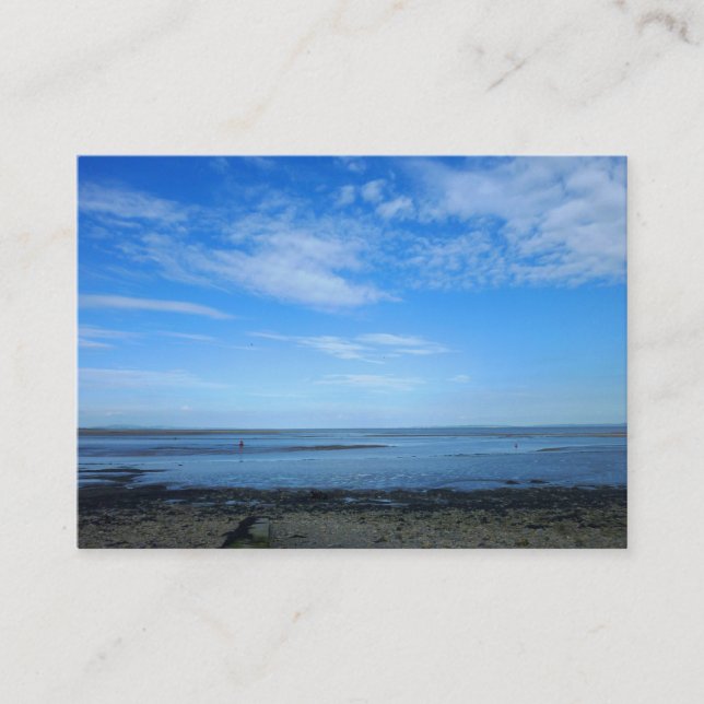 Tarjeta De Visita Estuario severo en Penarth (Anverso)