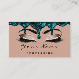 Tarjeta De Visita Estudio de artista de uñas perfora Rosa de belleza