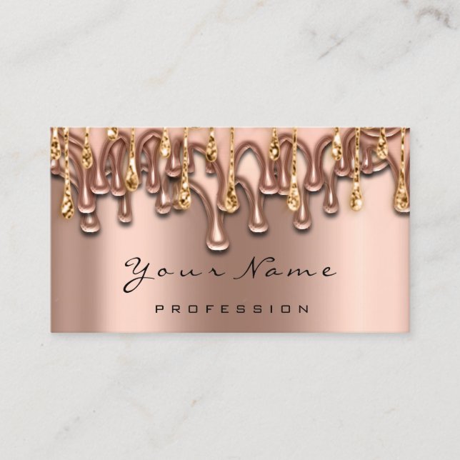 Tarjeta De Visita Estudio de artista de uñas perfora Rosa Epilation  (Anverso)