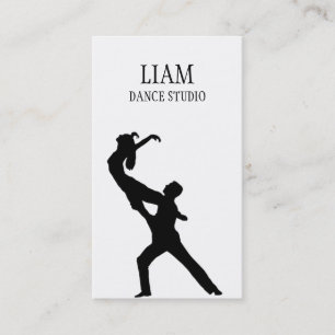 Tarjeta De Visita Estudio de Danza Profesional, Instructor