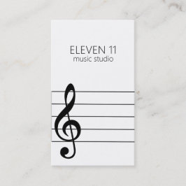 Tarjeta De Visita Estudio de grabación de música profesional