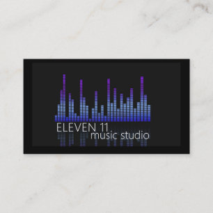 Tarjeta De Visita Estudio de grabación de música profesional