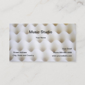 Tarjeta De Visita Estudio de la música
