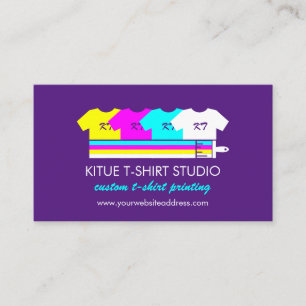 Tarjeta De Visita Estudio de Ropa de Arte Portátil