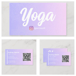 Tarjeta De Visita Estudio de Yoga