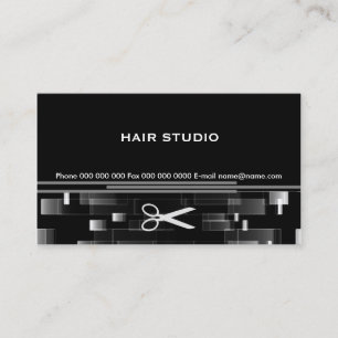Tarjeta De Visita Estudio del diseño del pelo