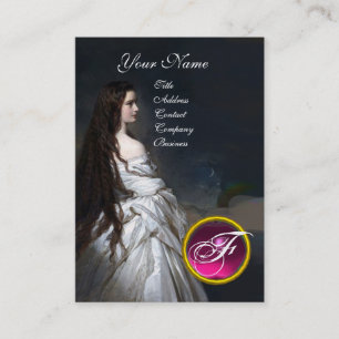 Tarjeta De Visita ETHERNAL BEAUTY Hair Salon Day Spa, Makeup Artist