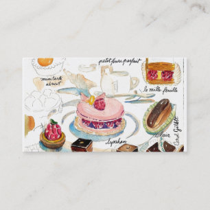 Tarjeta De Visita Etude del pastelito