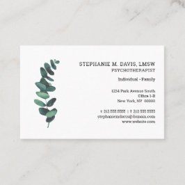 Tarjeta De Visita Eucalyptus European Business Card