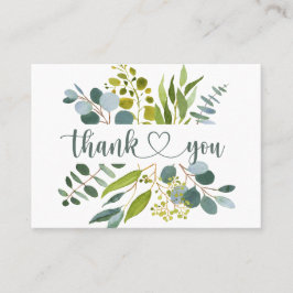 Tarjeta De Visita Eucalyptus Greenery Gracias