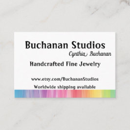 Tarjeta De Visita Euro Grande Personaliza el texto La atención de la