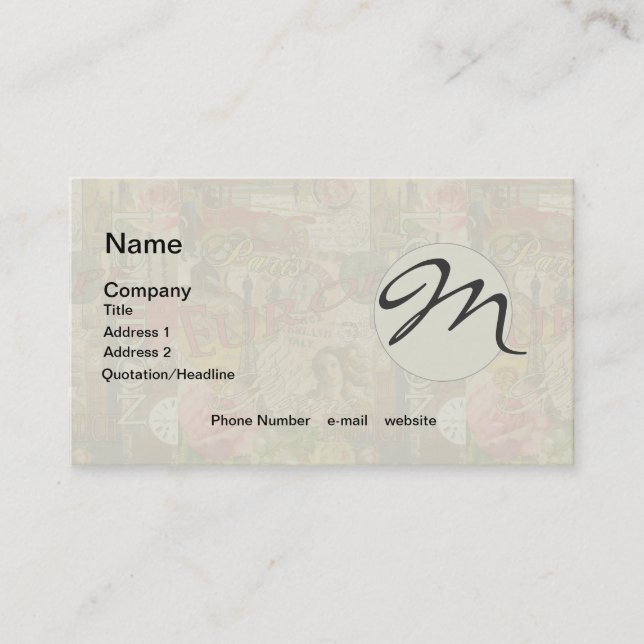 Tarjeta De Visita Europa Viaja Viajes Viajes Viajes Europa París Fra (Anverso)