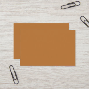 Tarjeta de visita europea Copper Brown