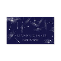 Evento blanco de la Marina Azul Dandelion Confetti