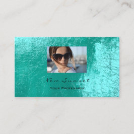 Tarjeta De Visita Evento fotográfico maquillaje Artista Cuero Shimme