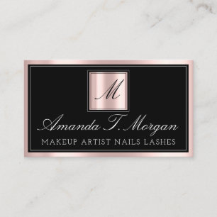 Tarjeta De Visita Evento VIP de cita de artista de maquillaje profes