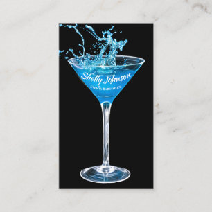 Tarjeta De Visita Eventos de moda Bartender Exotic Splash