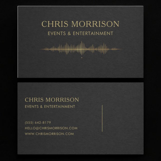 Tarjeta De Visita Events & Entertainment Music (Subido por el creador)