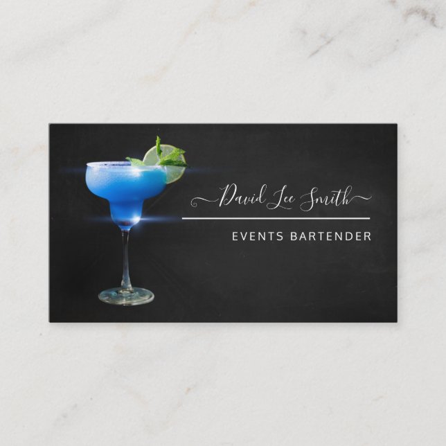 Tarjeta De Visita Events Professional Barman (Anverso)